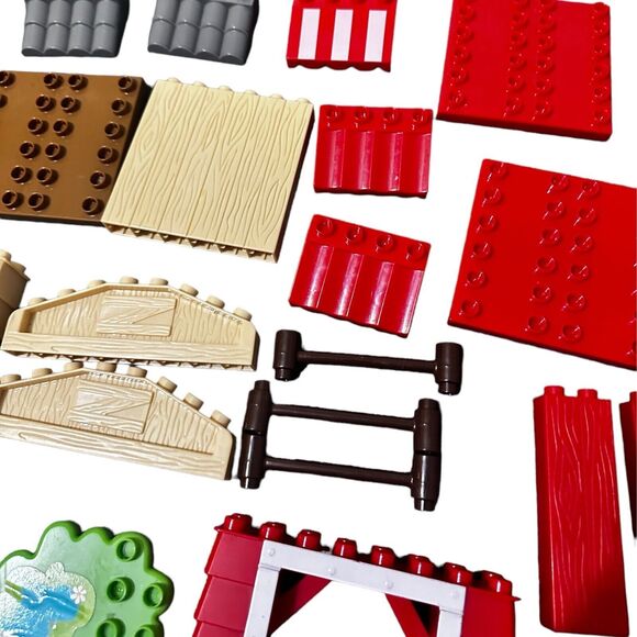 Mega Bloks First Builders Mixed Farm Ranch House Lot Animals People Vehicles - Picture 13 of 16